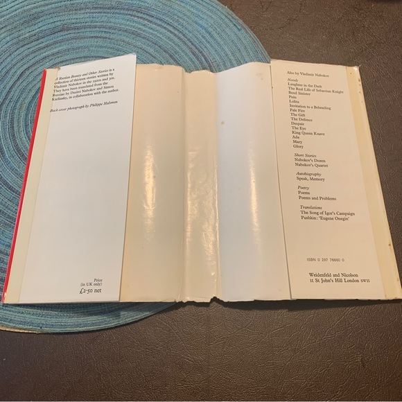 A RUSSIAN BEAUTY AND OTHER STORIES by Vladimir Nabokov HC/DJ/1973 FIRST ED. - Picture 9 of 14